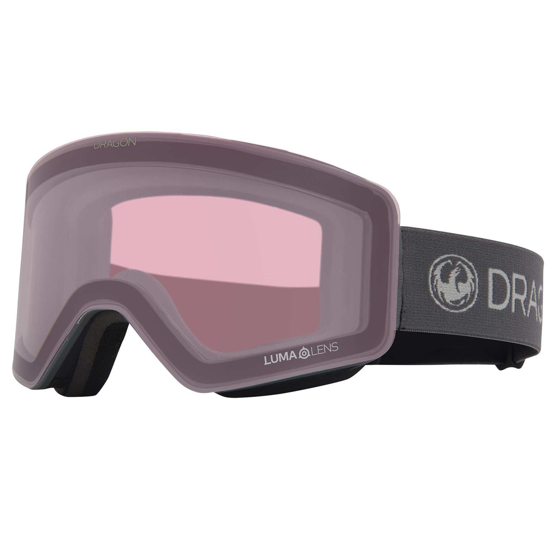 Dragon R1 OTG x Spyder Goggles Polar Grey - LL Red Ion + LL Light Rose Lens