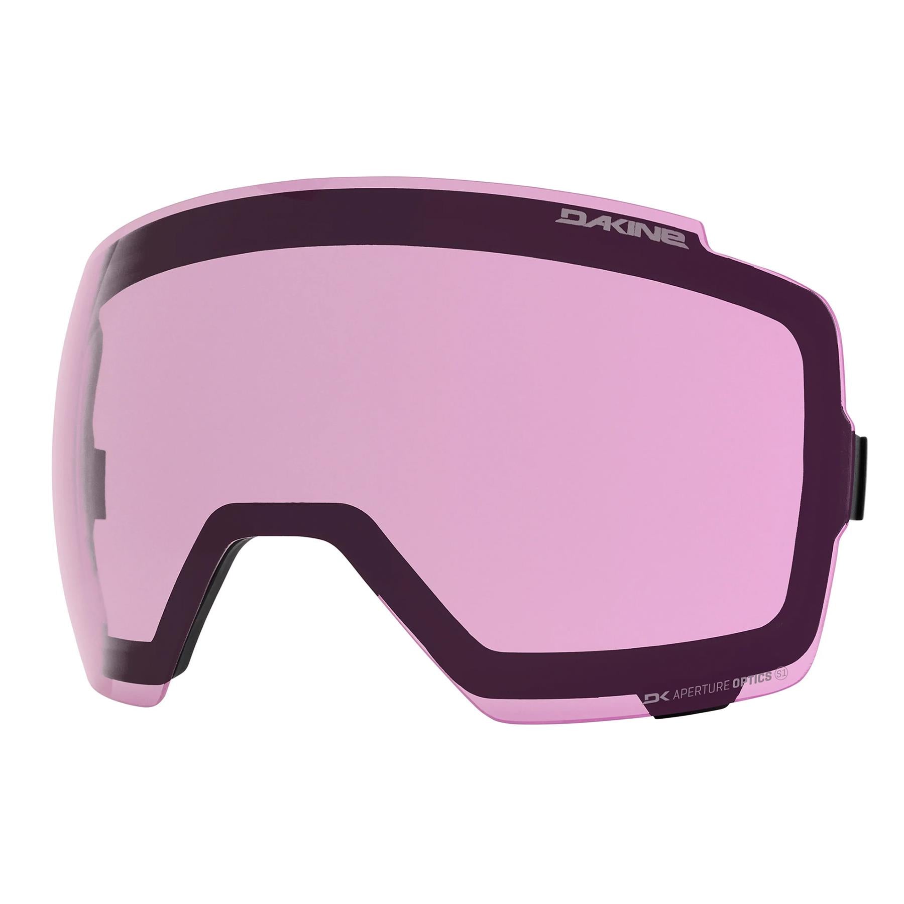 Dakine Domain Snow Goggles Plus White - Dark Black + Storm Rose Lens