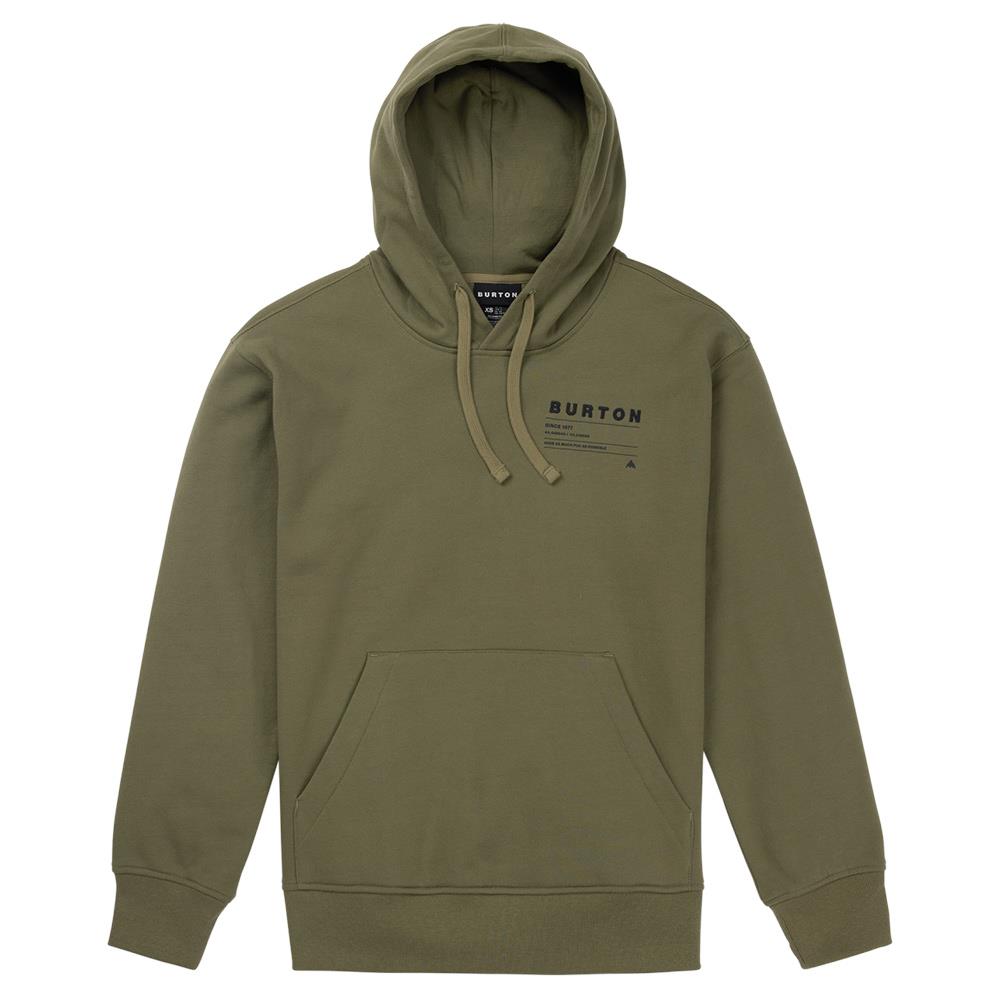Burton Moretown Pullover Hoodie Forest Moss
