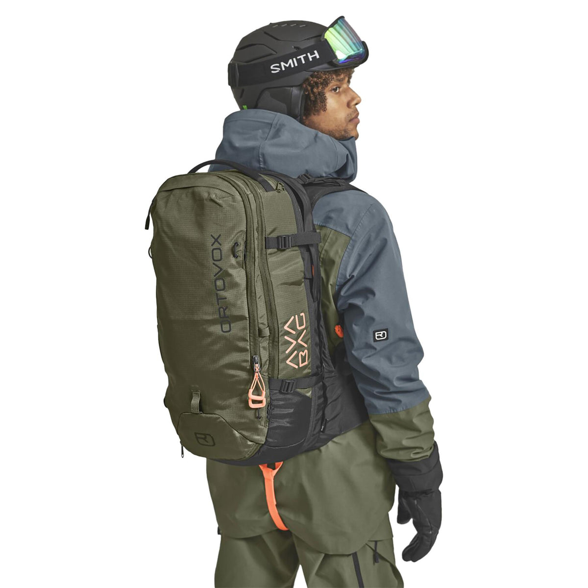 Ortovox Avabag Litric Freeride 28L Avalanche Airbag Backpack Dark Wild Herbs