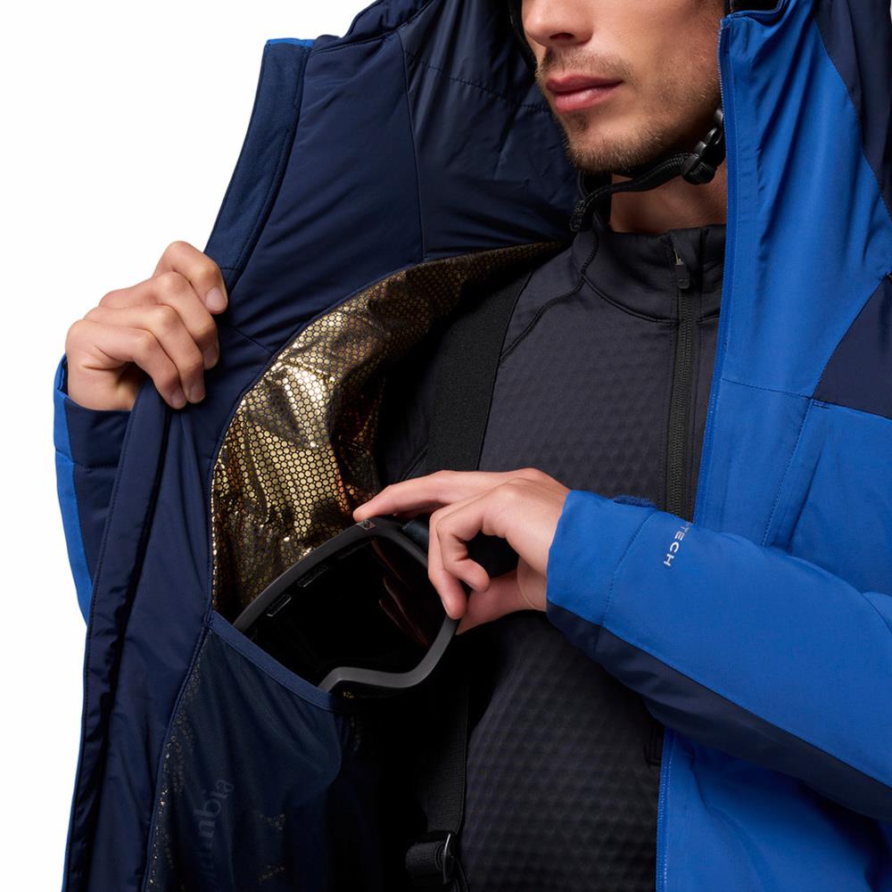 Columbia Cirque Bowl Mens Jacket Collegiate Navy