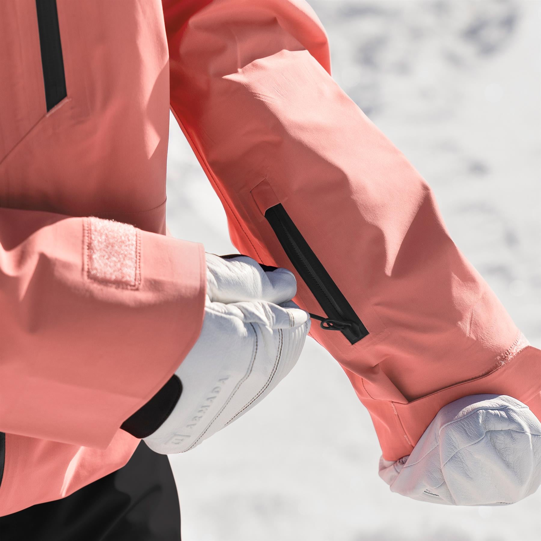 Armada Pavara 3L Womens Jacket Faded Rose