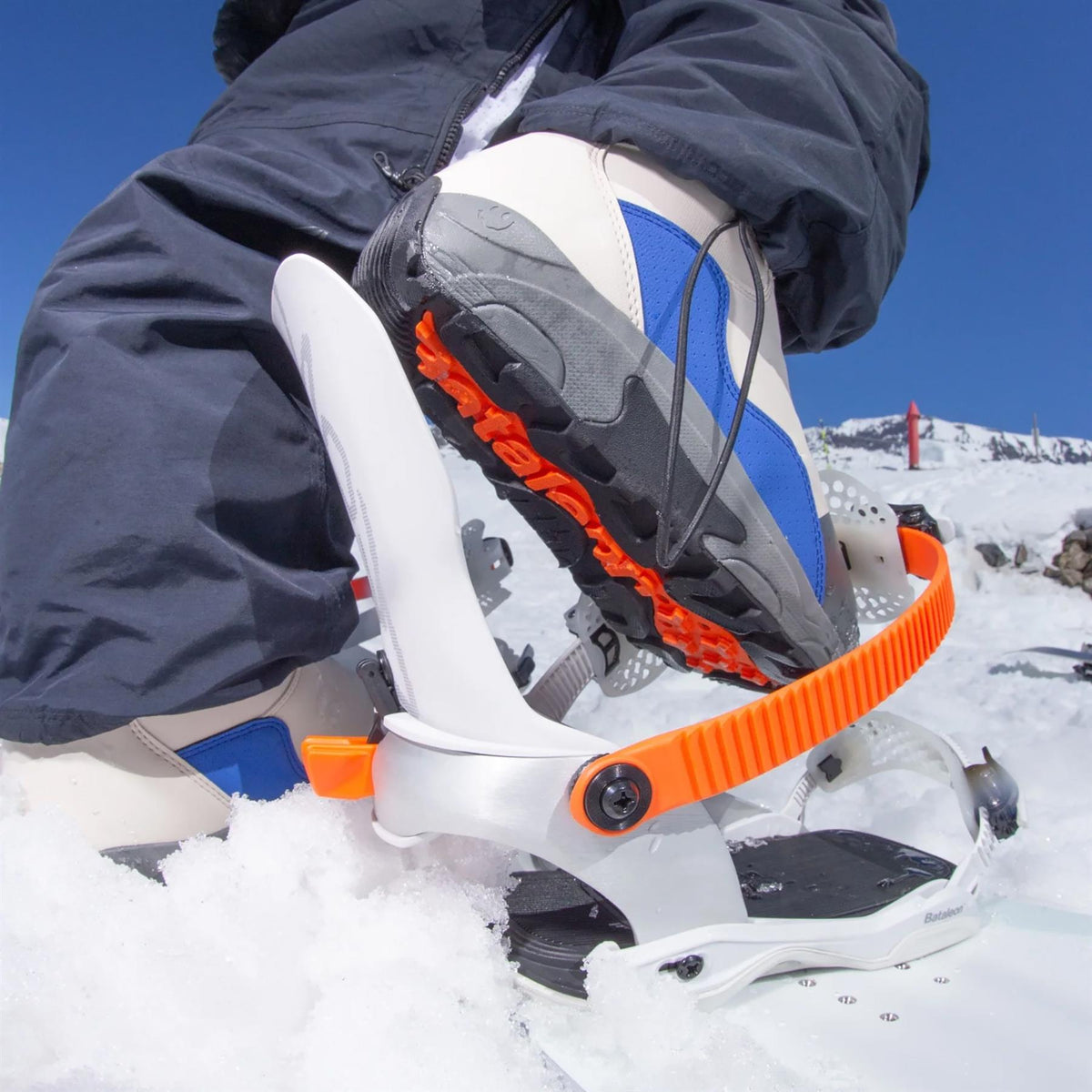 Bataleon Blaster AsymWrap FASE Mens Snowboard Bindings Sky Gray 2027