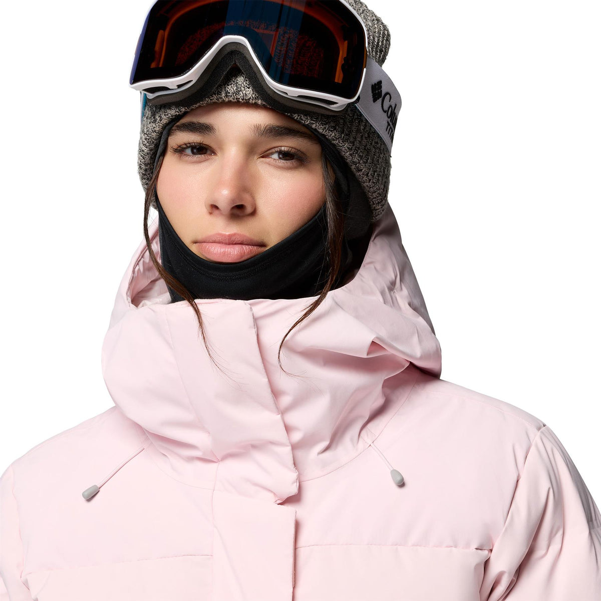 Columbia Roffe Ridge Down Heat Seal Womens Jacket Powder Pink