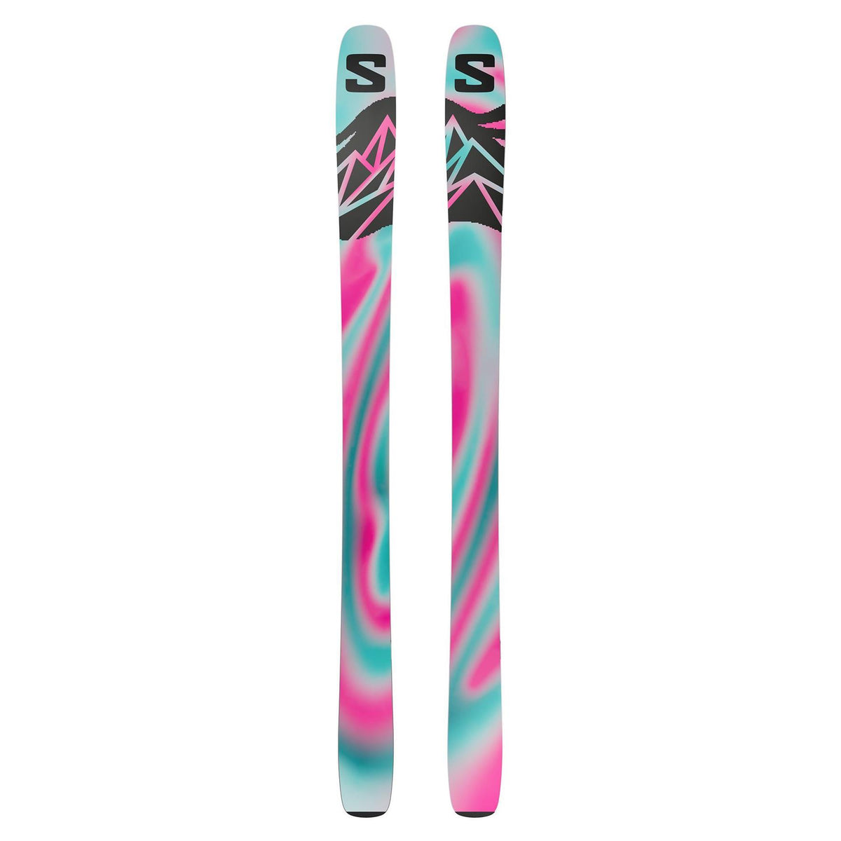 Salomon QST 106 Skis Black/Pink 2027