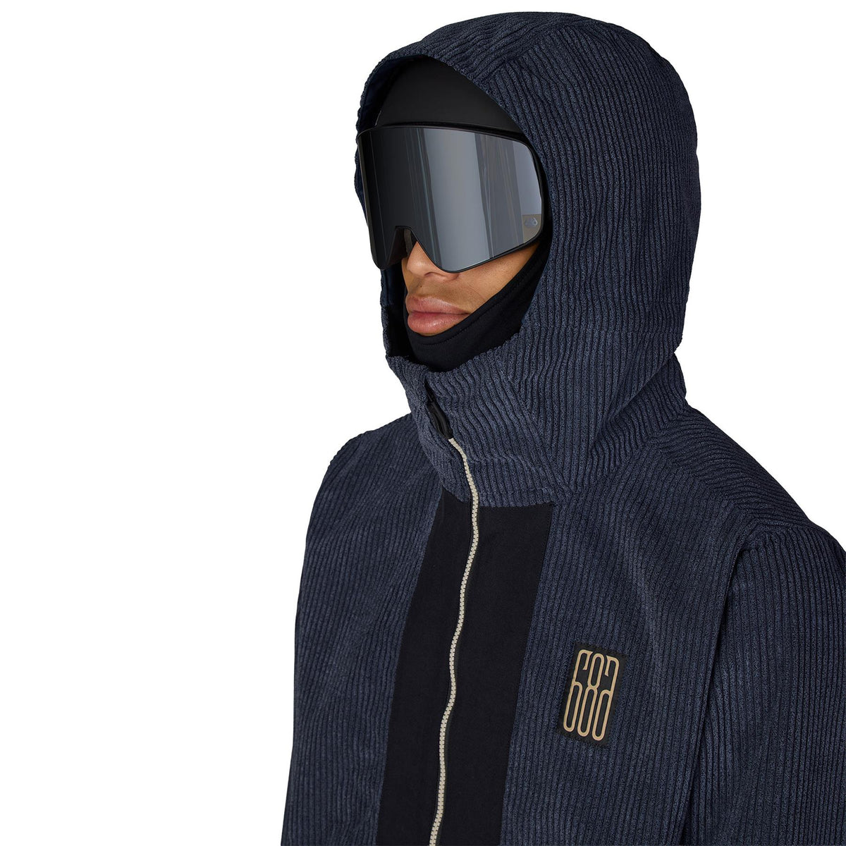 686 Mens Ghost 2.5L Anorak Navy Wide Wale Corduroy