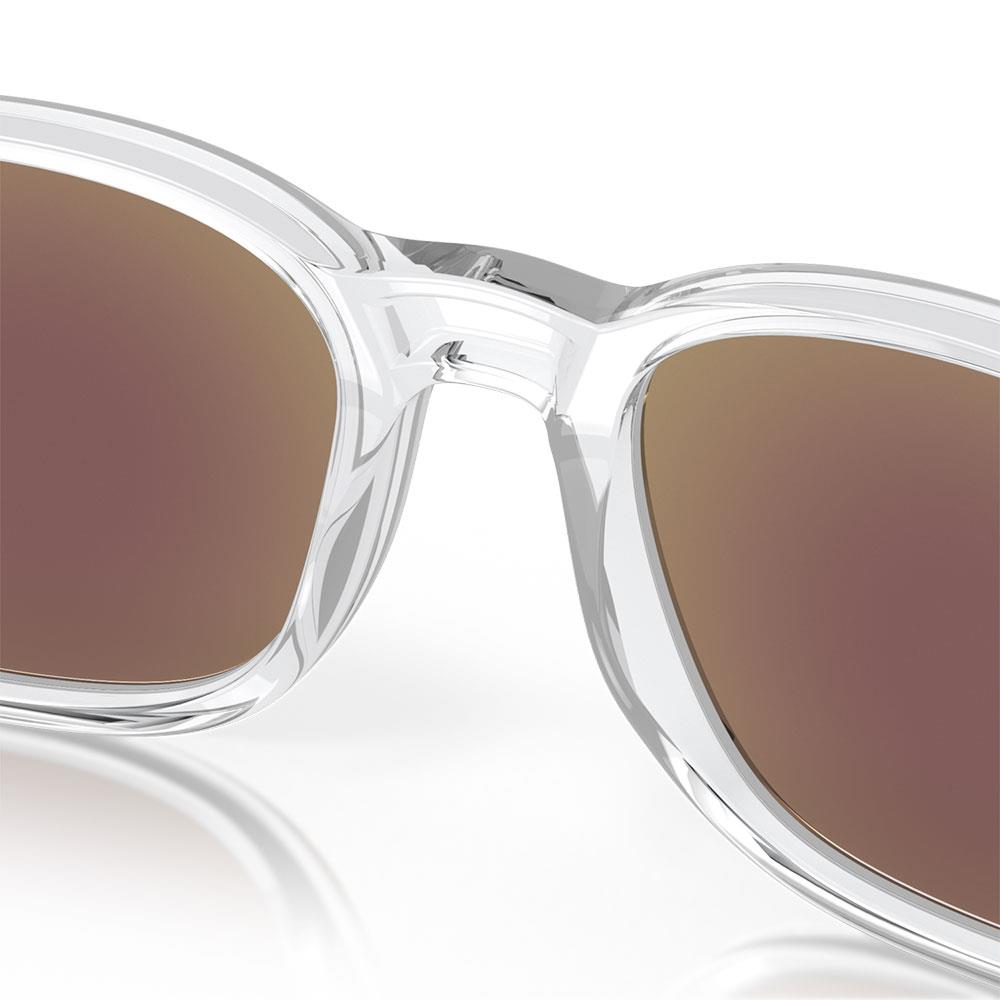 Oakley Ojector Sunglasses Polished Clear - Prizm Sapphire Lens