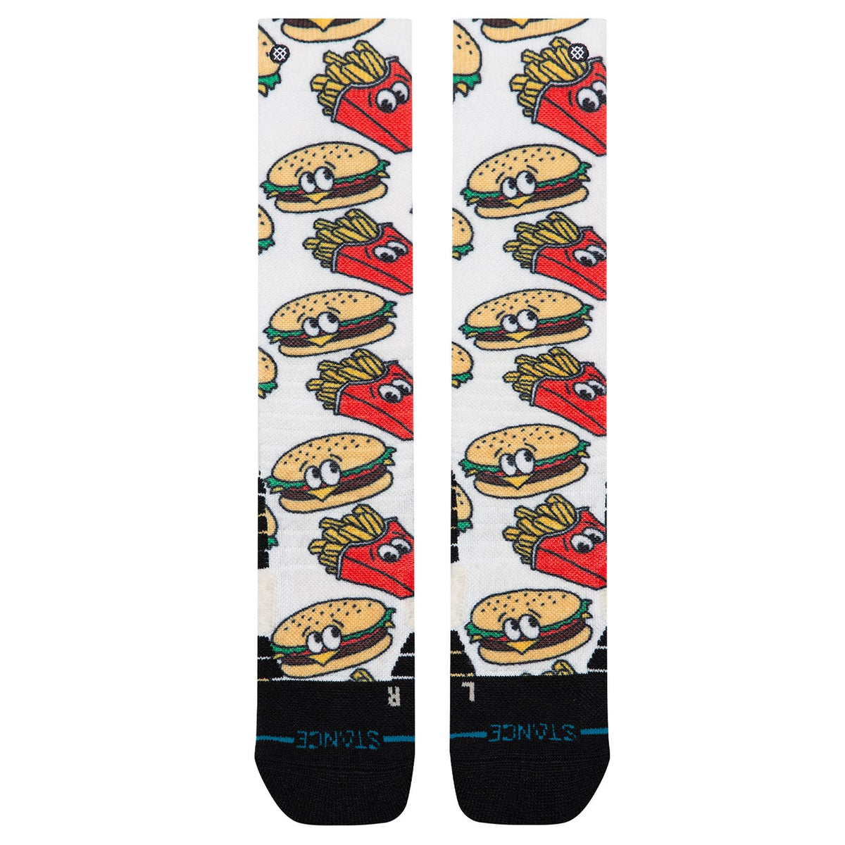 Stance Kids Combo Meal Mid Poly Ski + Snowboard Socks Red