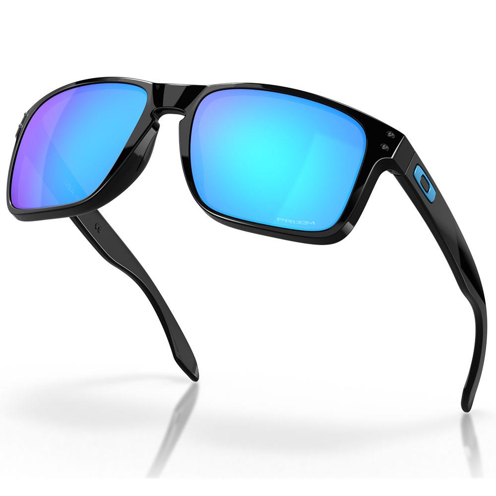 Oakley Holbrook XL Sunglasses Polished Black - Prizm Sapphire Lens