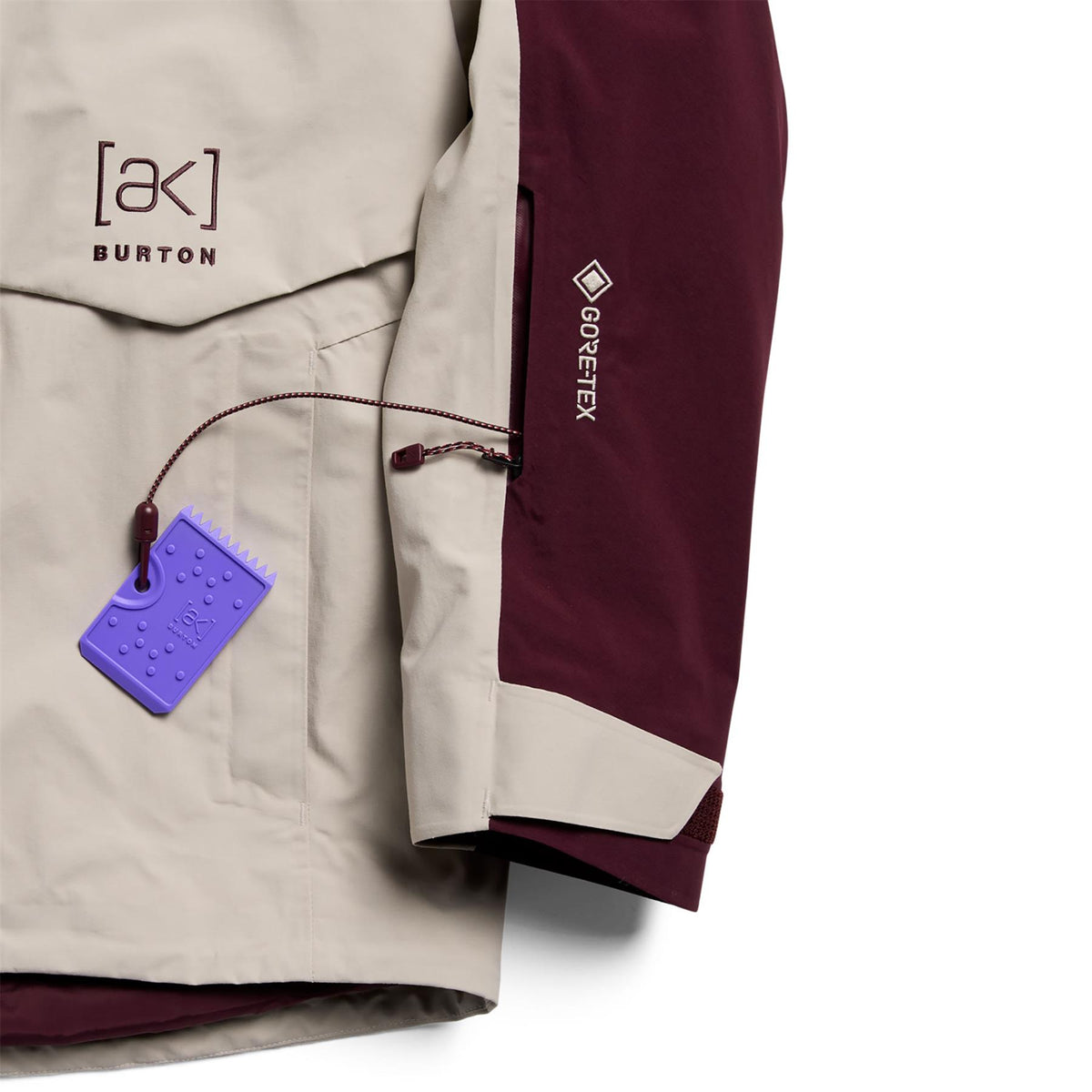 Burton [ak] Cyclic GORE-TEX 2L Mens Jacket Rum Raisin/Chinchilla Gray