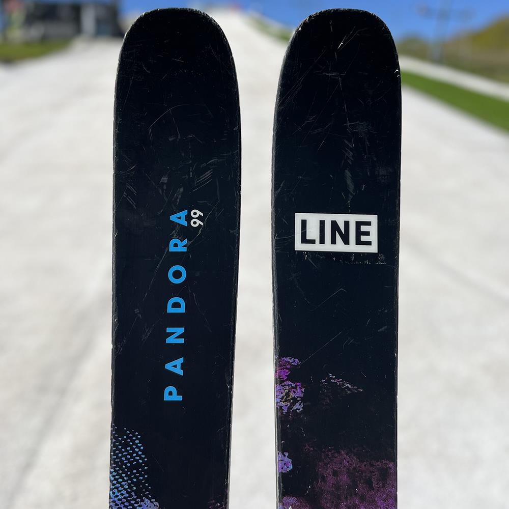 Line Pandora 99 Ex-Demo Skis + Griffon 13 TCX D GW Bindings 2025 177cm
