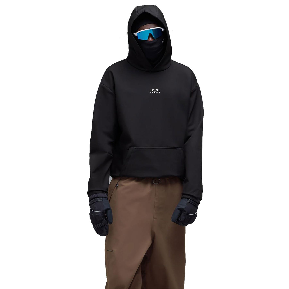 Oakley Wintertide Scratched Mens Hoodie Pitch Black