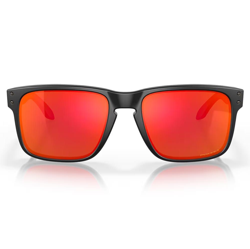 Oakley Holbrook Sunglasses Matte Black - Prizm Ruby Lens