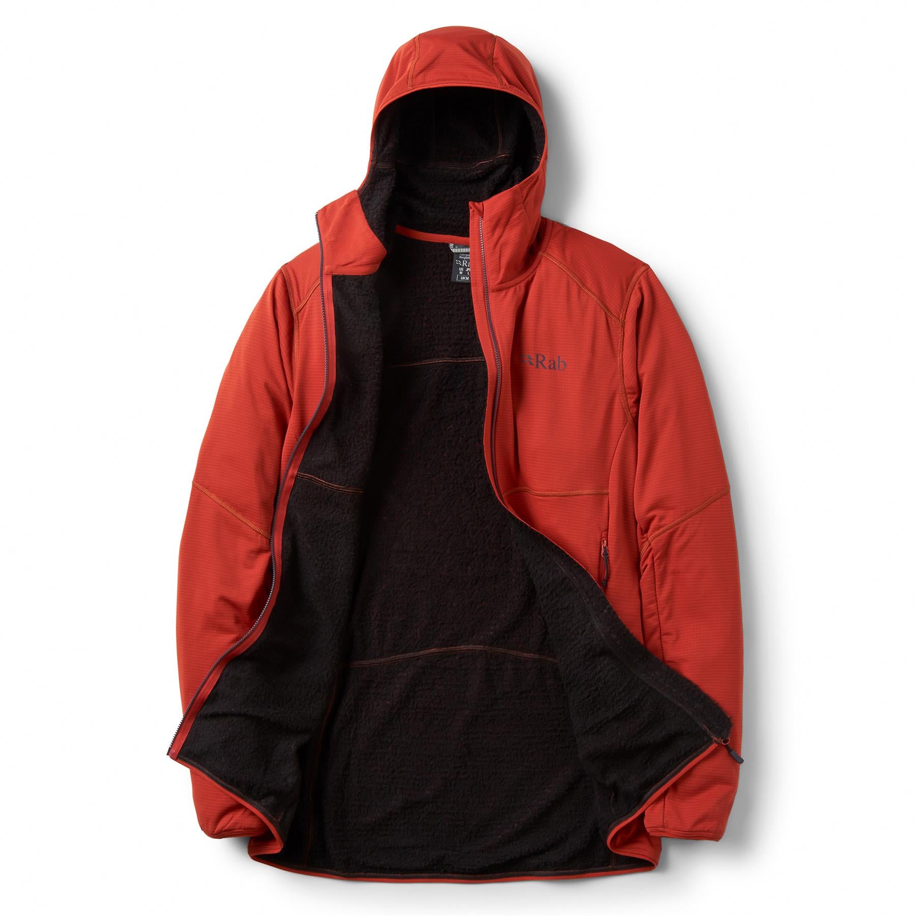 Rab Evolute Mens Mid-Layer Hoody Tuscan Red