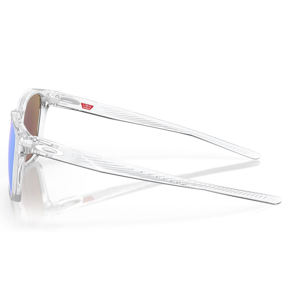 Oakley Ojector Sunglasses Polished Clear - Prizm Sapphire Lens