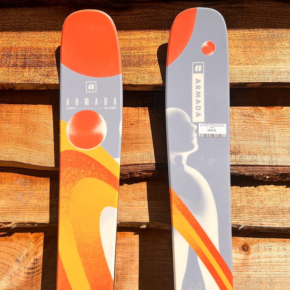 Armada ARW 94 Ex-Demo Womens Skis + Strive 11 GW Demo Bindings 164cm