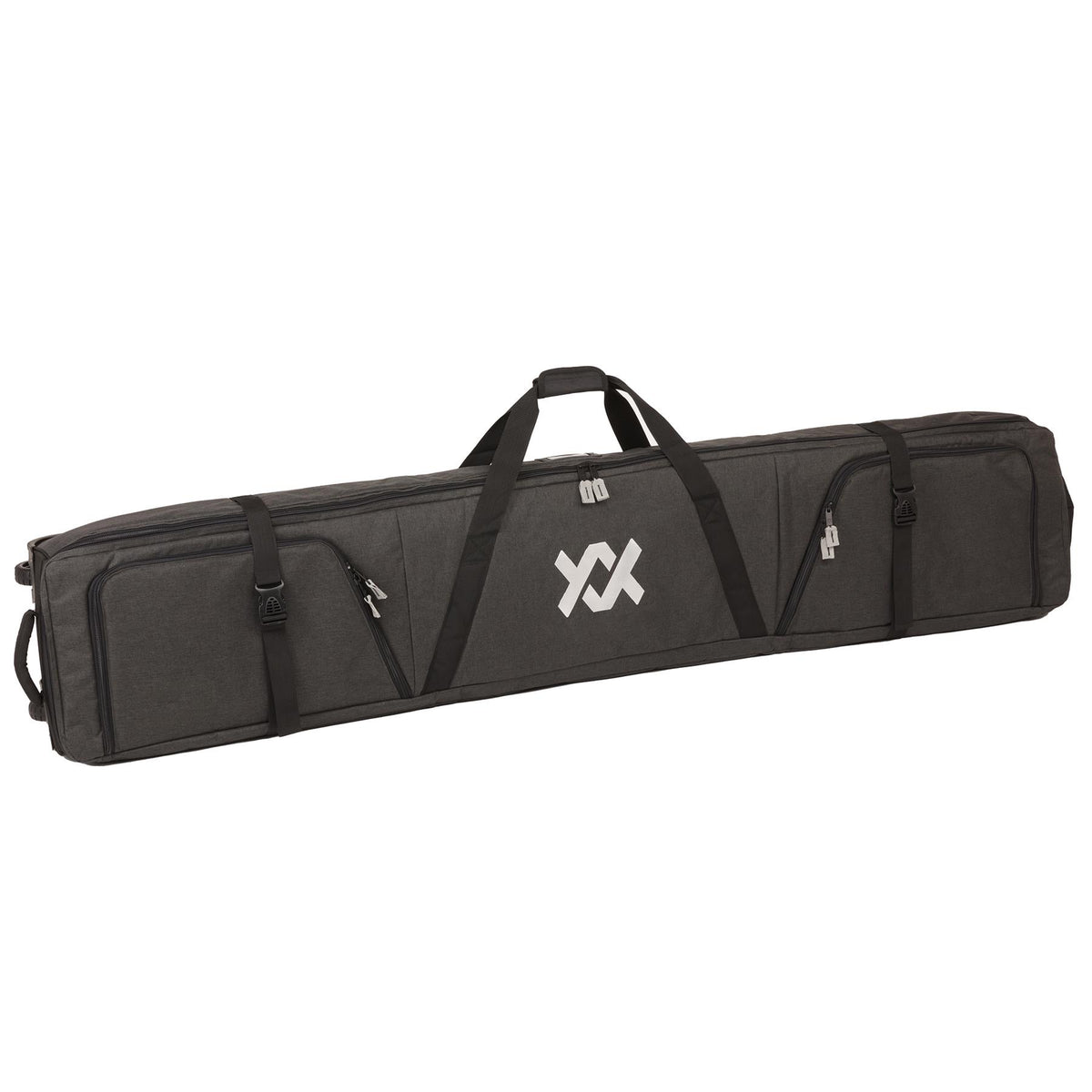 Volkl Rolling Double Ski Bag Heather Grey