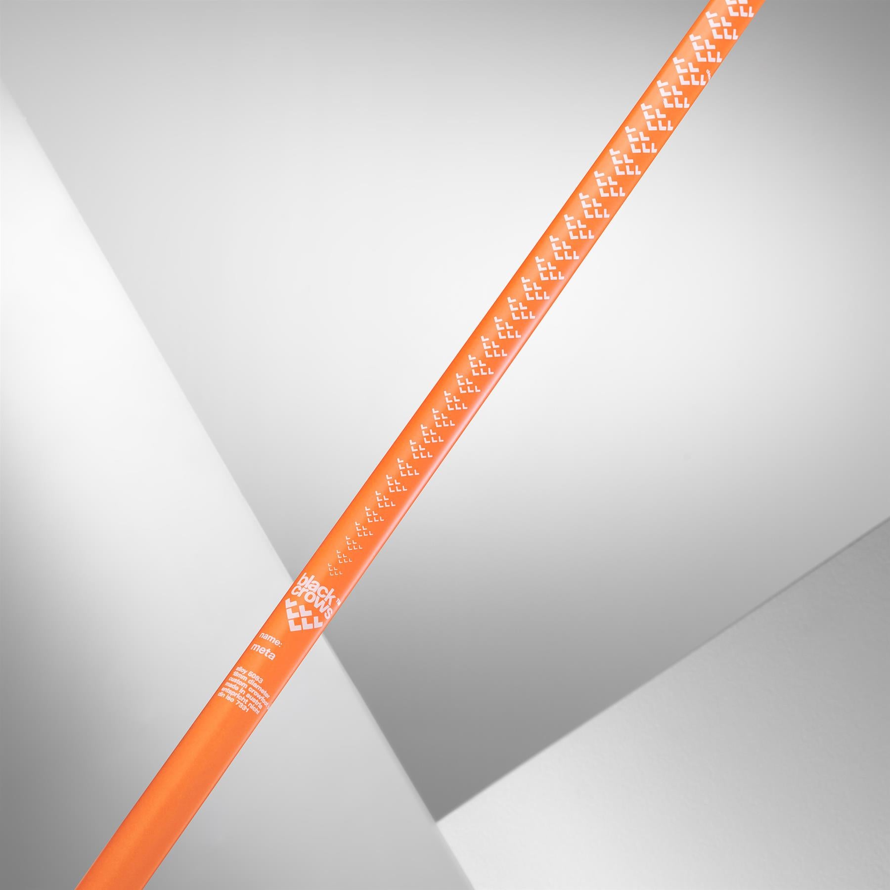 Black Crows Meta Ski Poles Orange/White