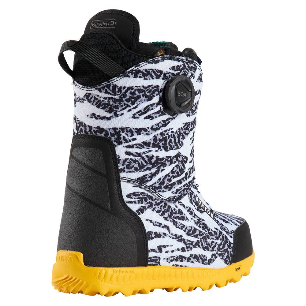 Burton Ritual BOA Womens Snowboard Boots Zebra/Goldenrod 2025
