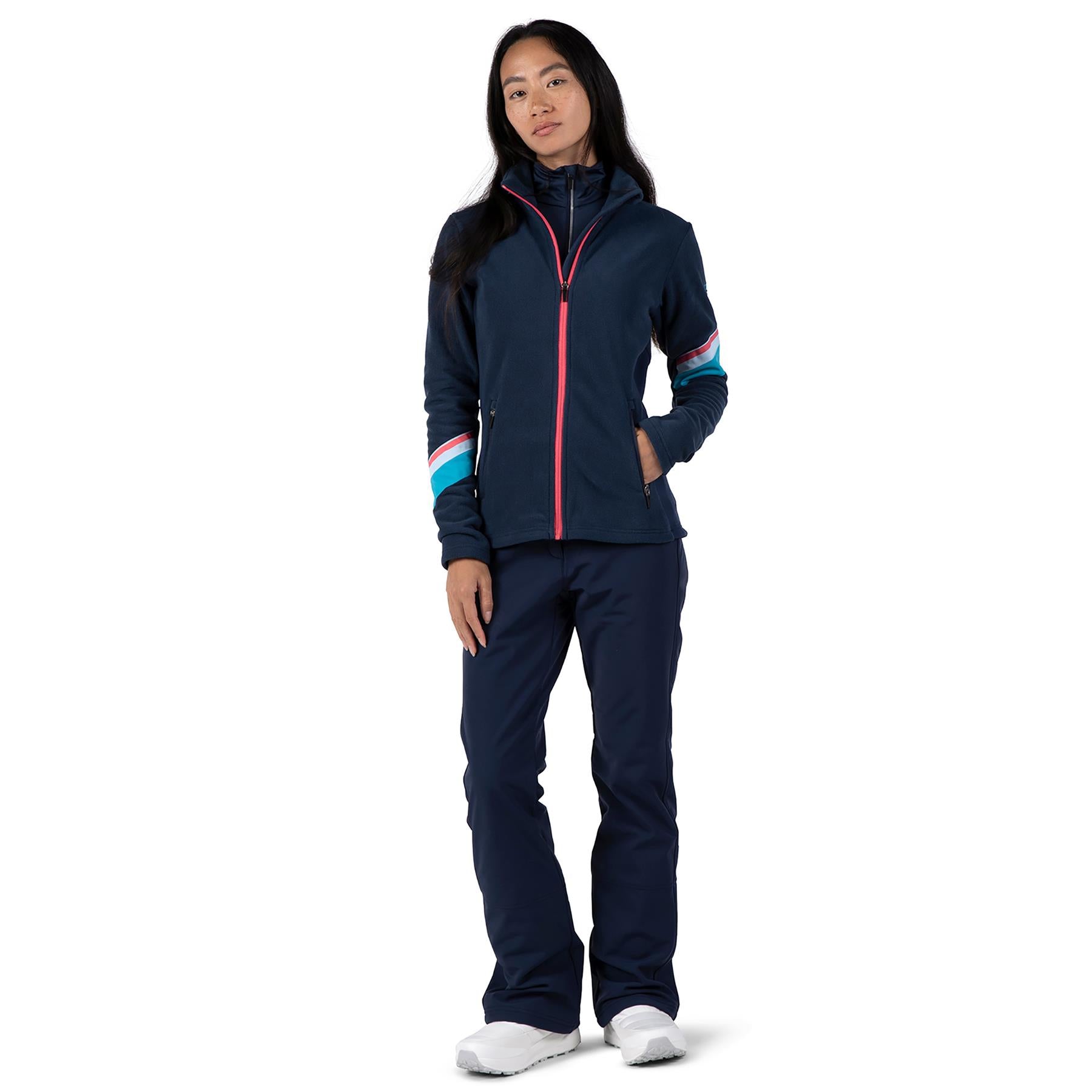 Rossignol Womens Strawpile FZ Fleece Dark Navy
