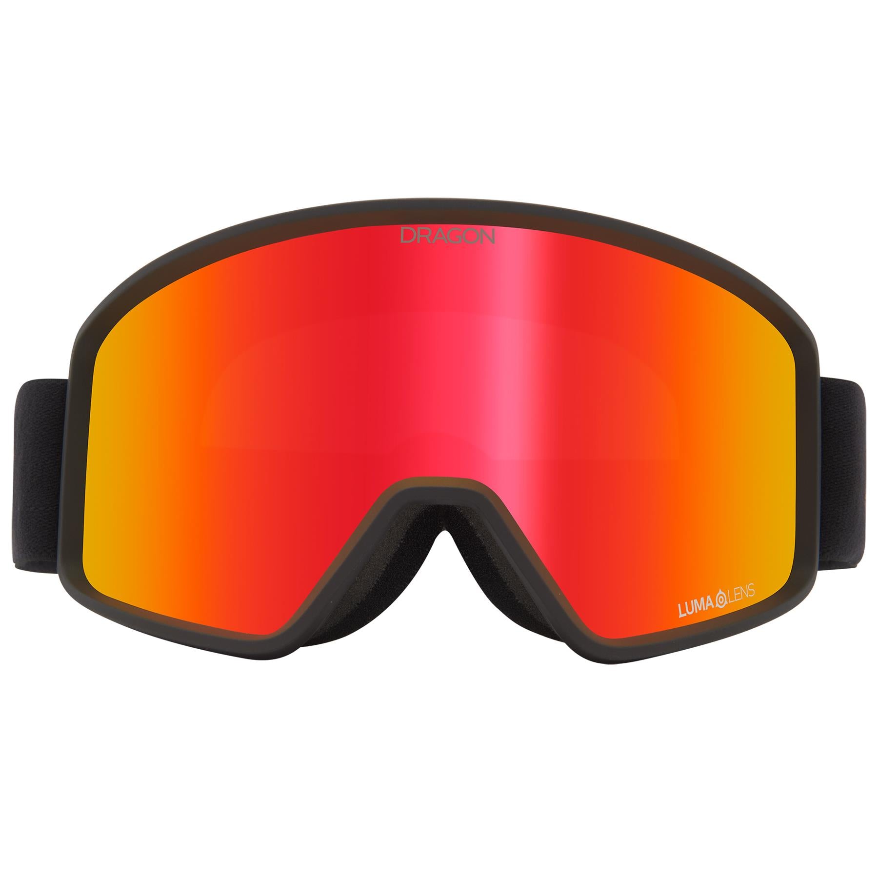 Dragon DXT OTG Goggles Black - LL Red Ion Lens