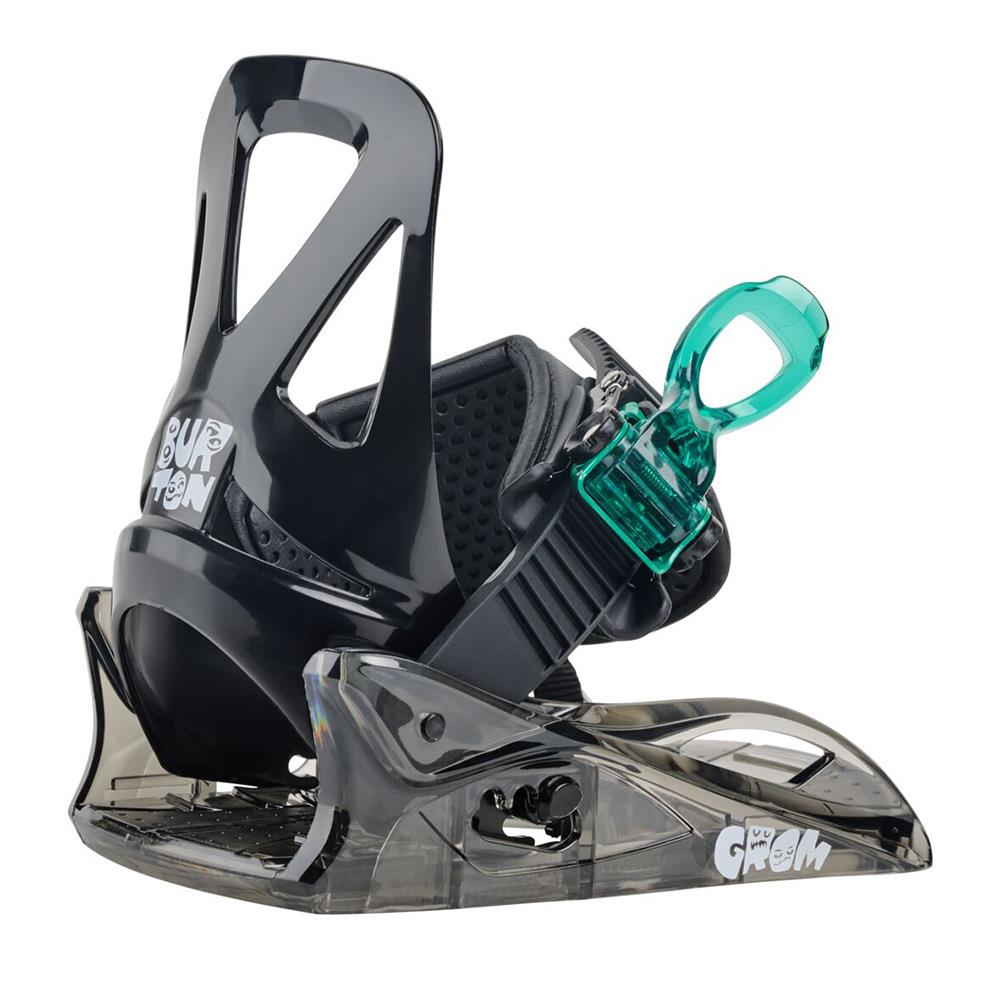 Burton Mini Grom Disc Kids Snowboard Bindings Black 2026
