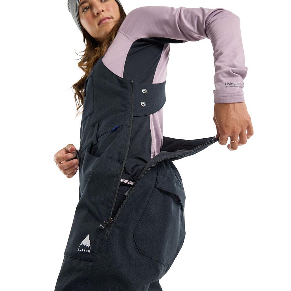 Burton Avalon 2L Womens Stretch Bib Pants True Black