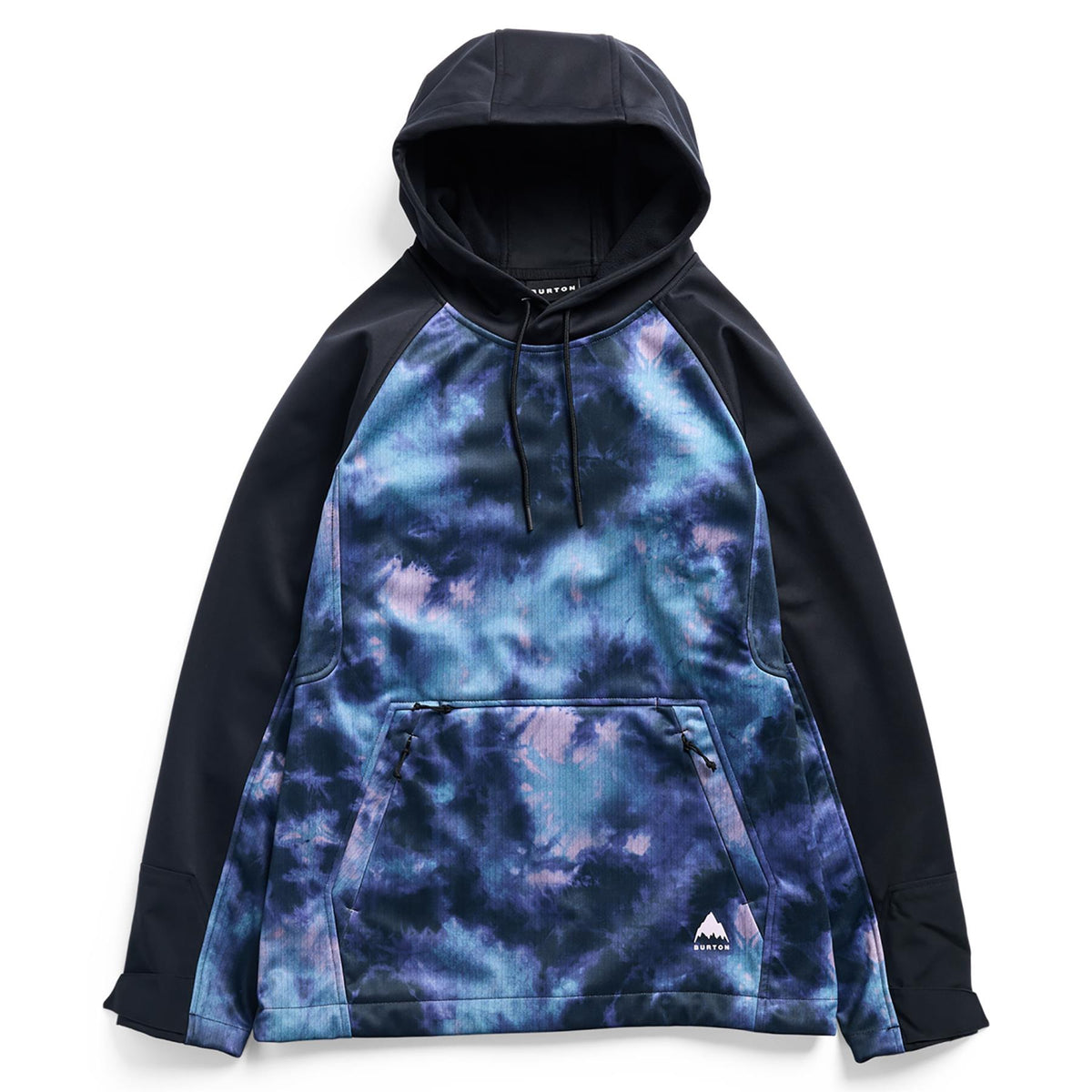 Burton Crown Weatherproof Unisex Riding PO Hoodie Crystal Dye/True Black