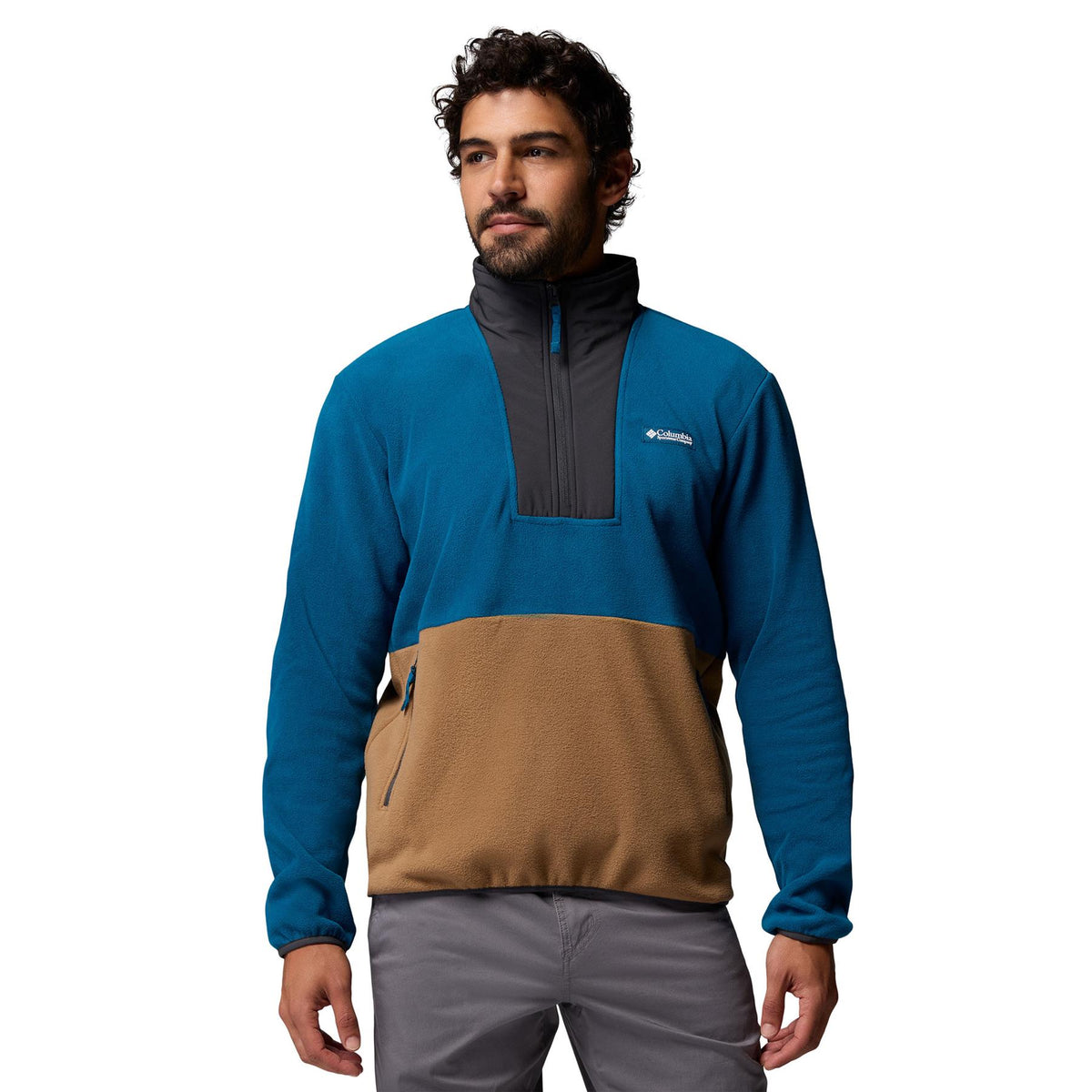 Columbia Sequoia Grove II HZ Mens Fleece Phoenix Blue / Delta