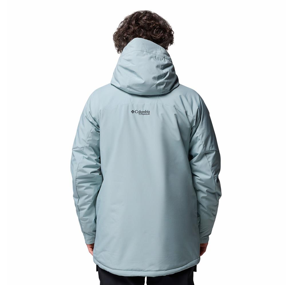 Columbia Winter District III Mens Jacket Crushed Blue / Black