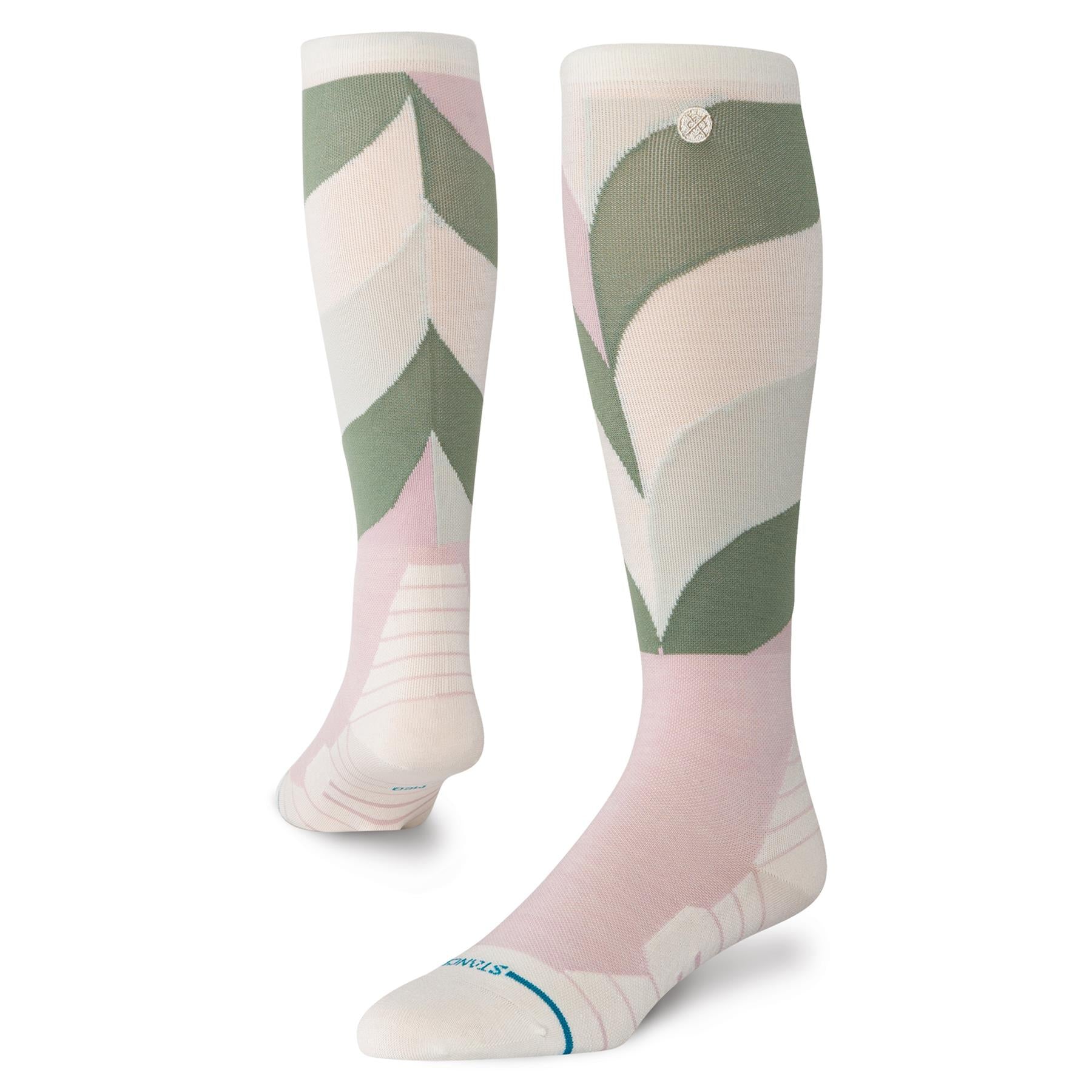 Stance Womens Geo Petals UL Merino Ski & Snowboard Socks Lilac