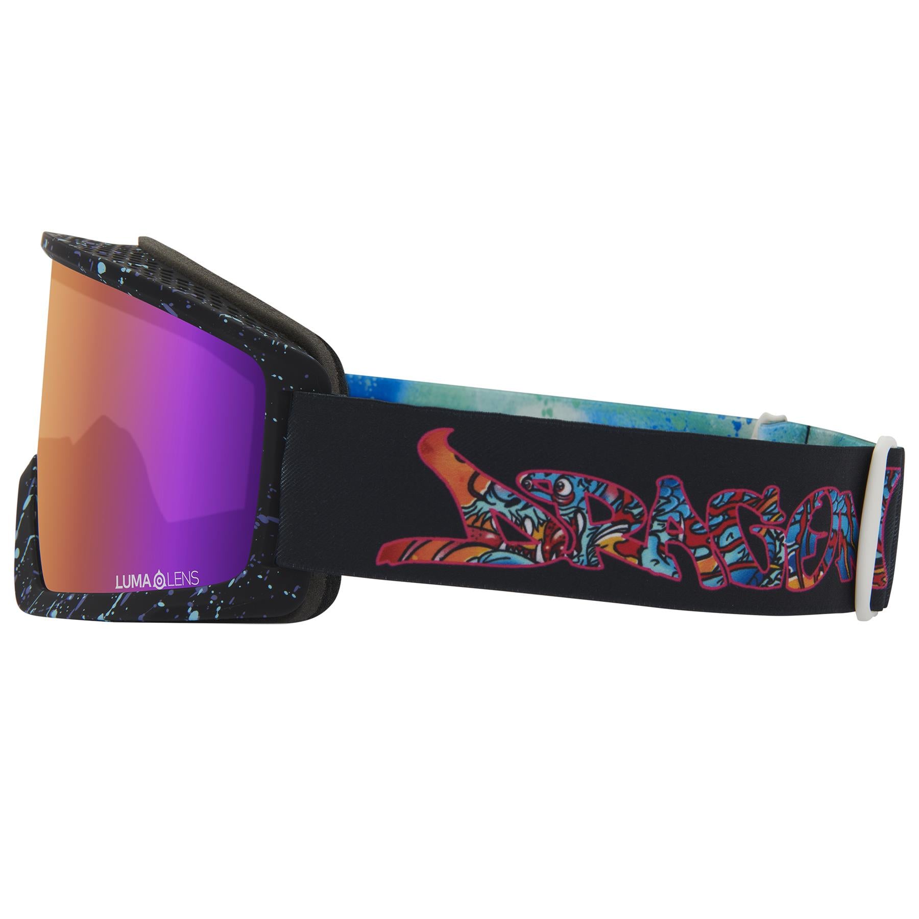 Dragon DX3 PLUS OTG Goggles Rattle Can - LL Purple Ion + LL Violet Lens