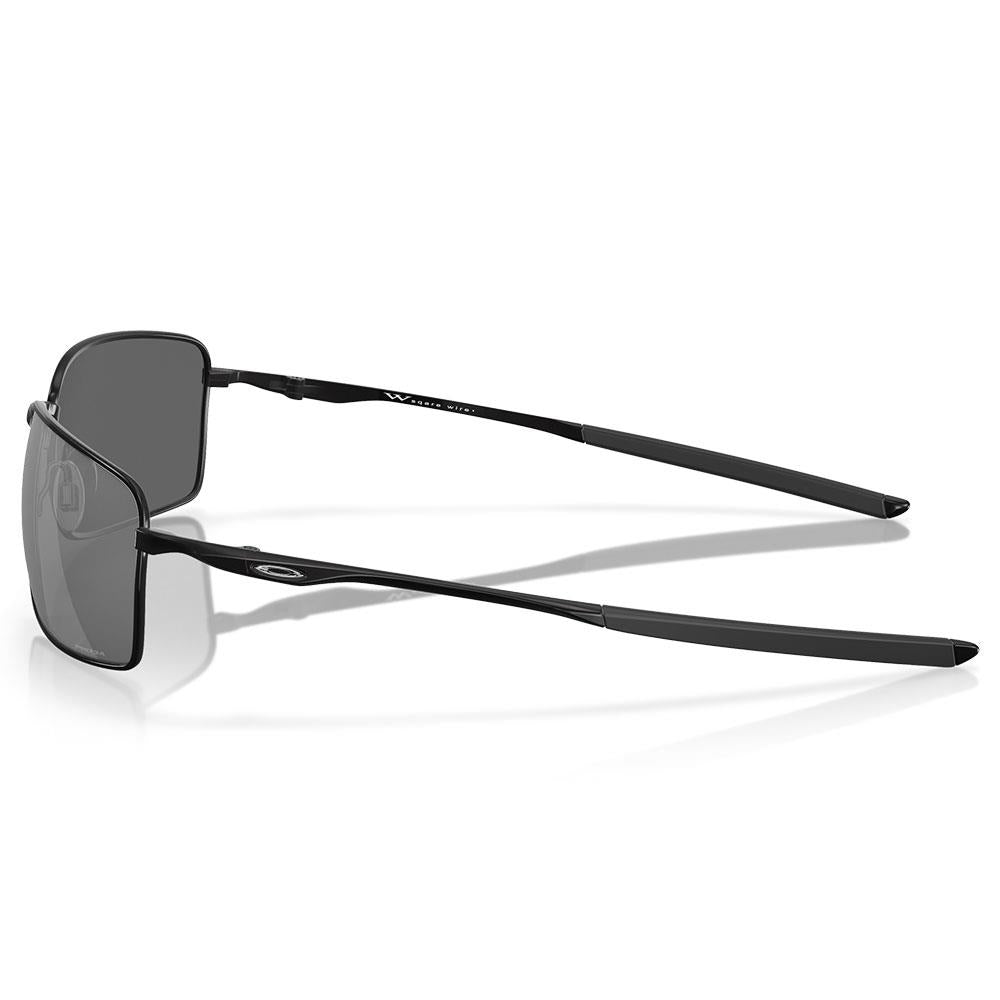 Oakley Square Wire Sunglasses Polished Black - Prizm Black Lens