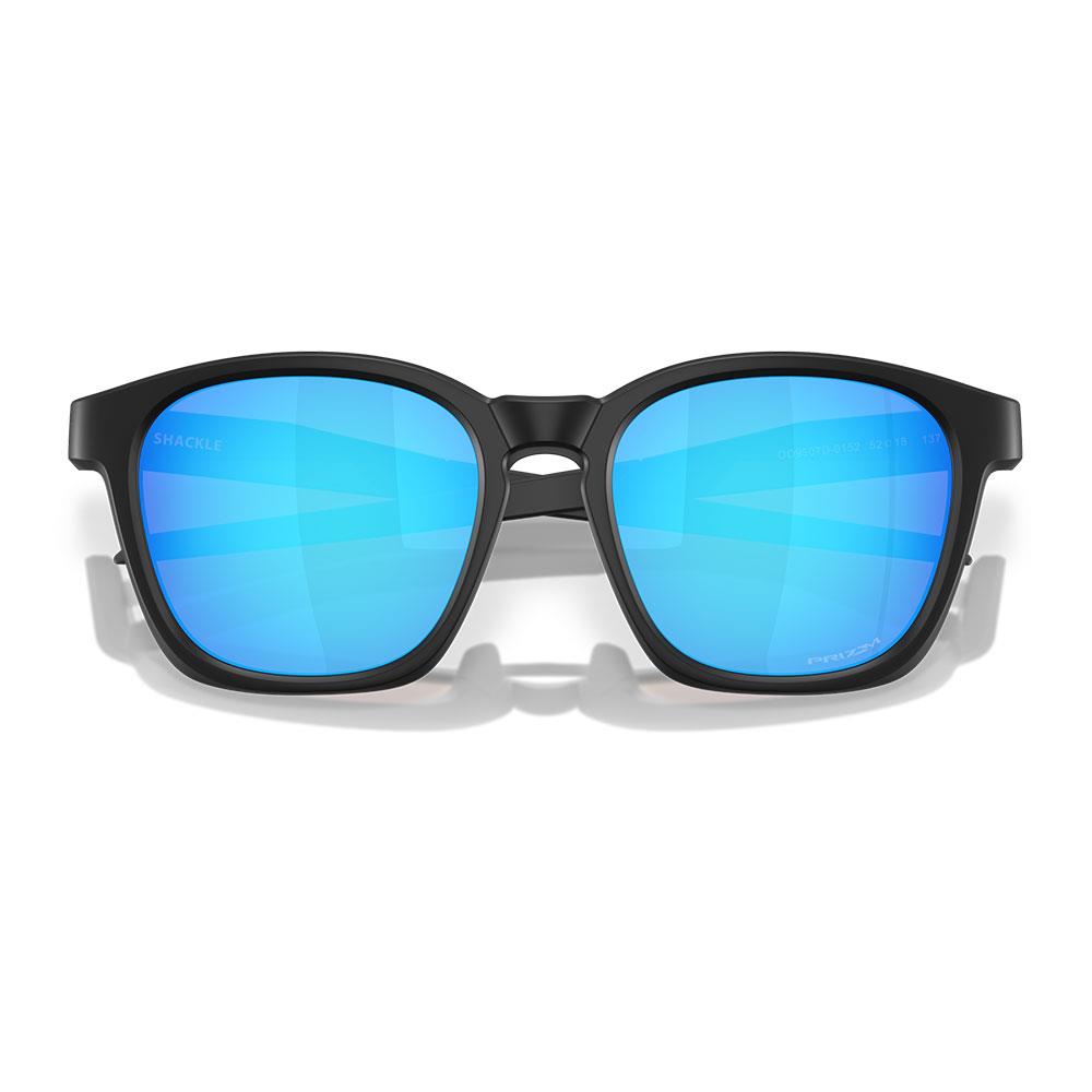 Oakley Shackle Sunglasses Matte Black - Prizm Sapphire Lens