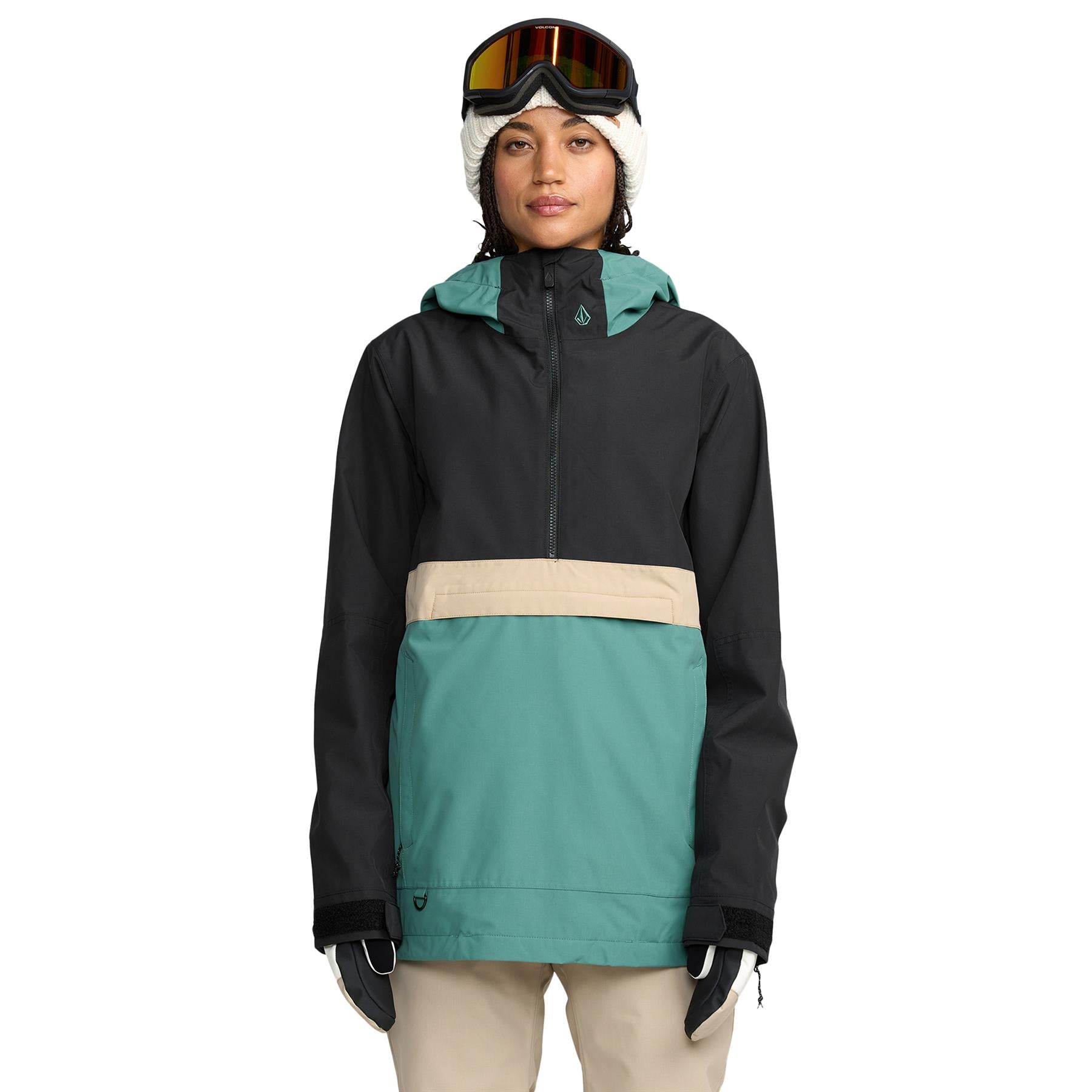 Volcom Harlan Pullover Womens Jacket Spruce Green