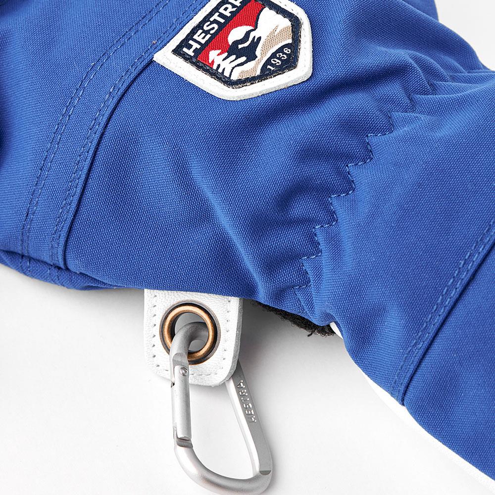 Hestra Army Leather Heli Ski Gloves Royal Blue