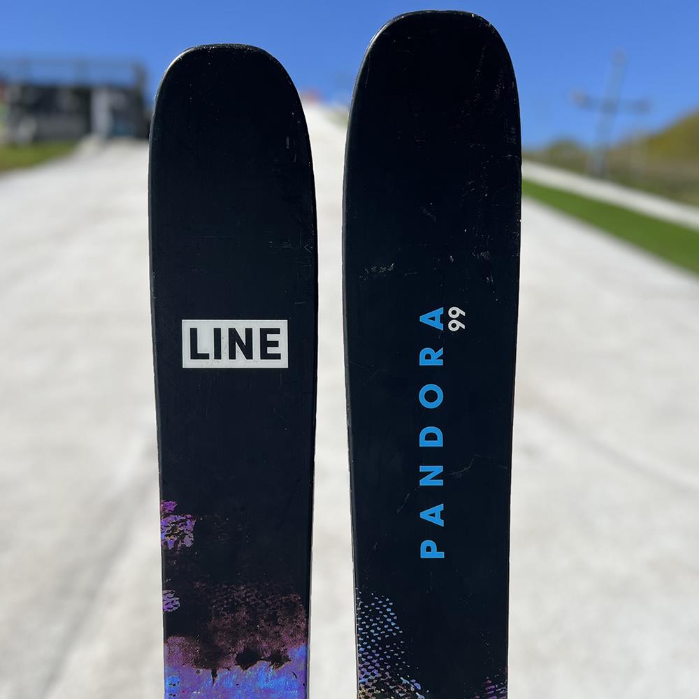 Line Pandora 99 Ex-Demo Skis + Griffon 13 TCX D GW Bindings 2025 163cm