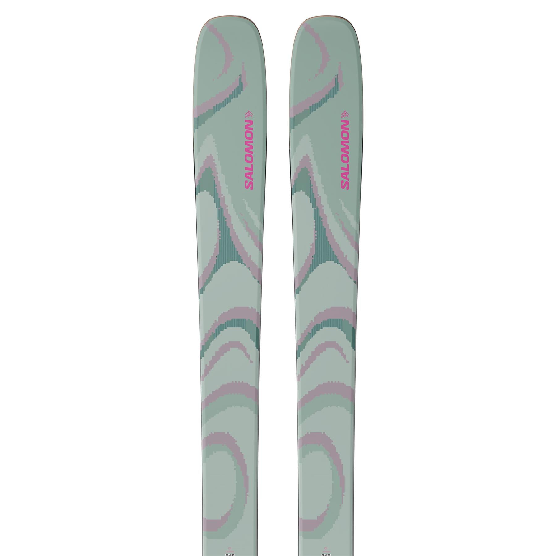 Salomon QST 100 Skis Iceberg Green 2026
