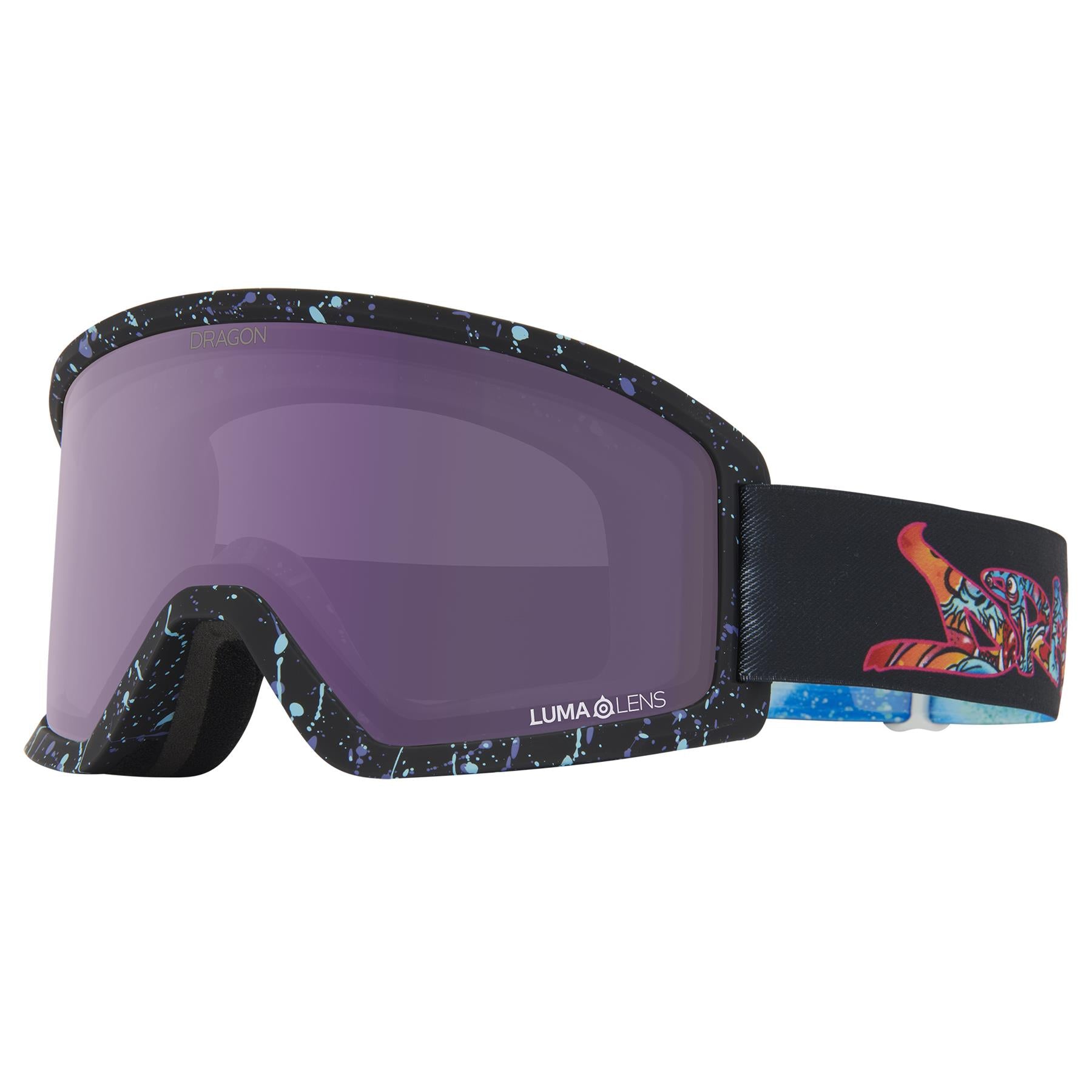 Dragon DX3 PLUS OTG Goggles Rattle Can - LL Purple Ion + LL Violet Lens