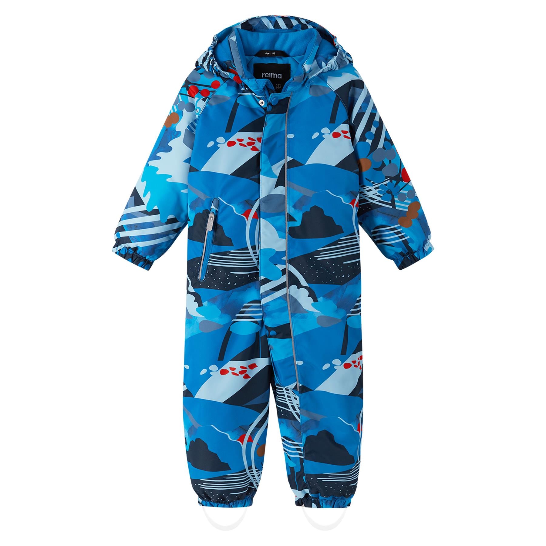 Reima Puhuri Toddler Snowsuit Bright Blue