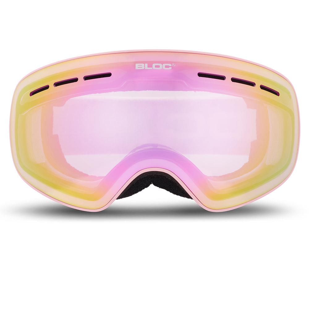 Bloc Small Fit Moon Junior Goggles Matt Pink - Powder Pink Lens