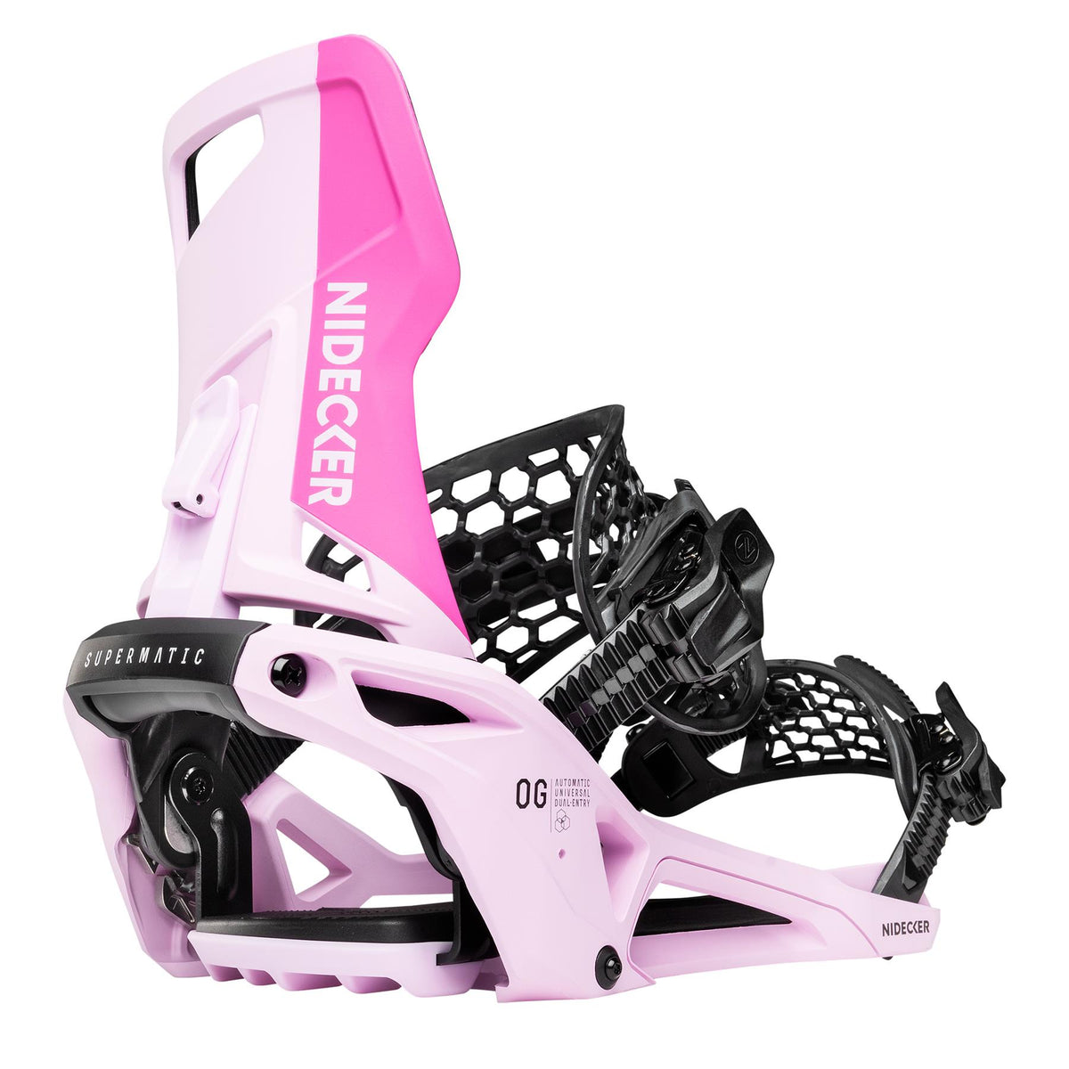 Nidecker Supermatic OG Step-In Snowboard Bindings Milkshake 2027