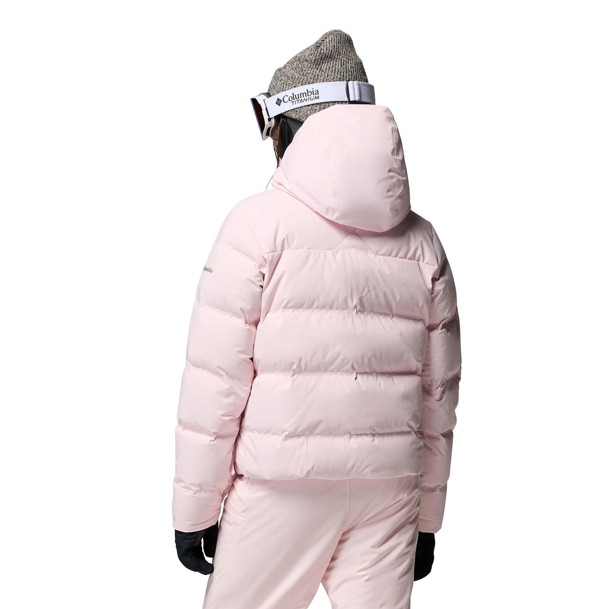 Columbia Roffe Ridge Down Heat Seal Womens Jacket Powder Pink