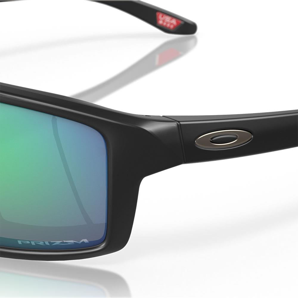 Oakley Gibston Sunglasses Matte Black - Prizm Jade Lens