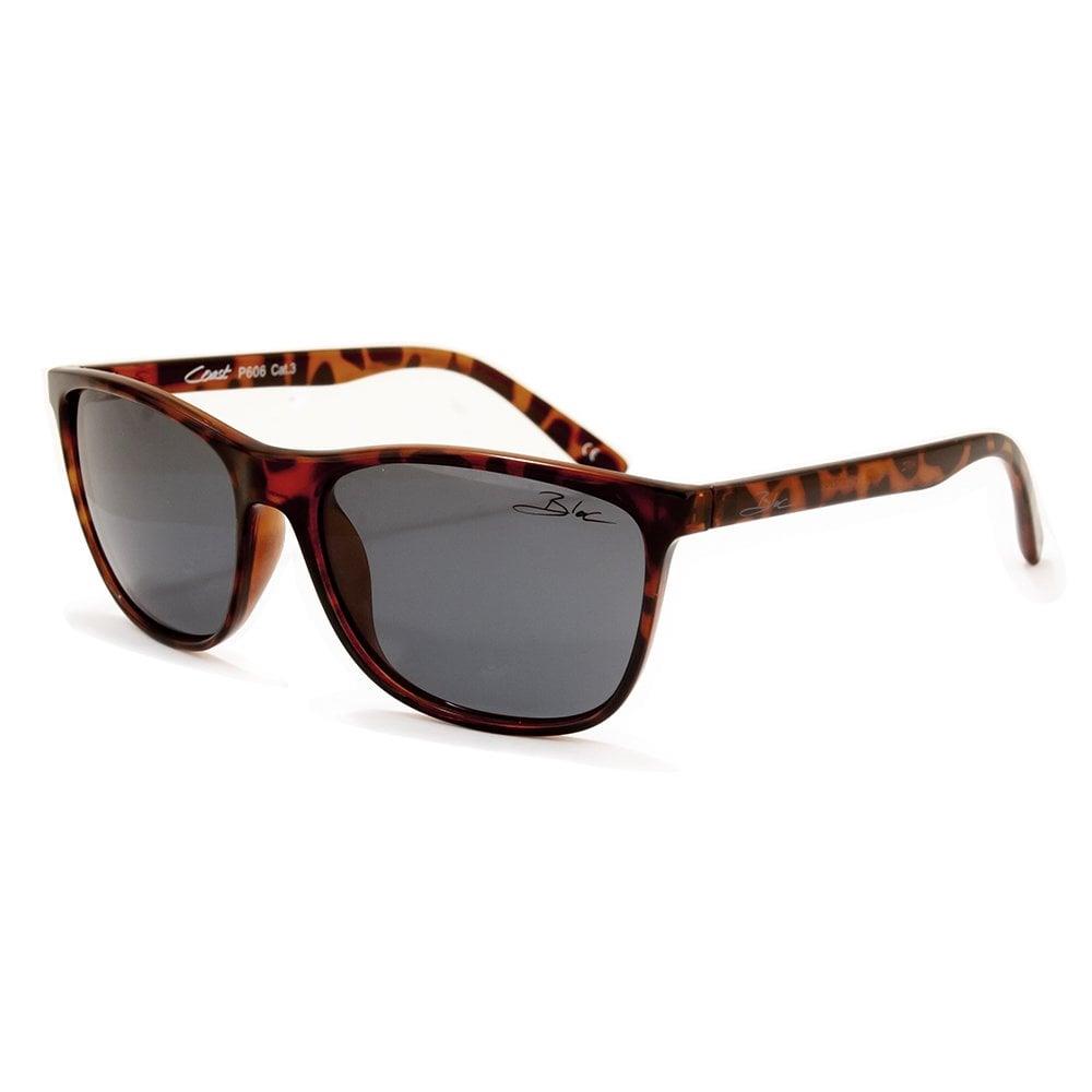 Bloc Coast Sunglasses Brown Tort - Polarised Grey Lens
