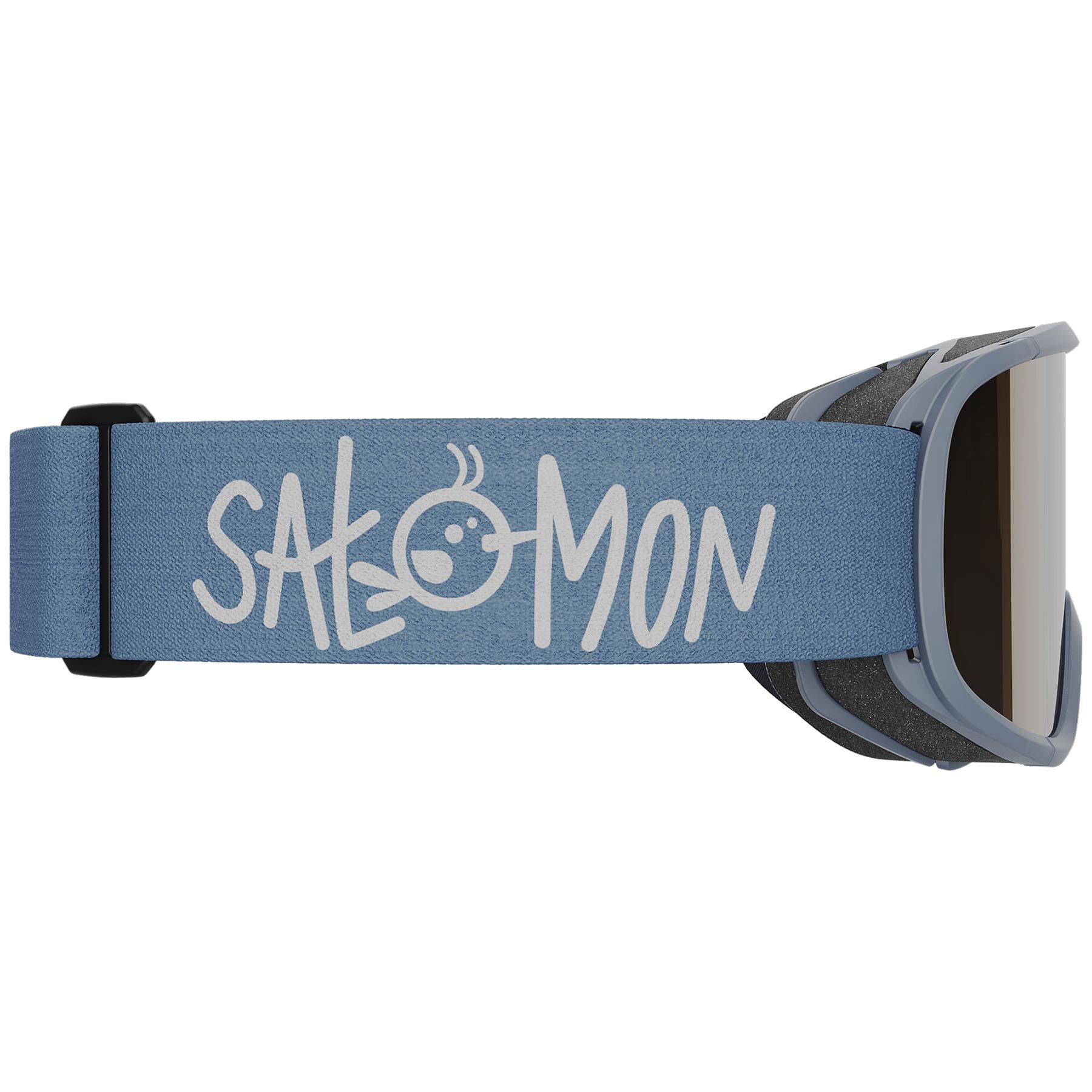 Salomon Rio Kids Goggles Smoke Blue - Gold Lens