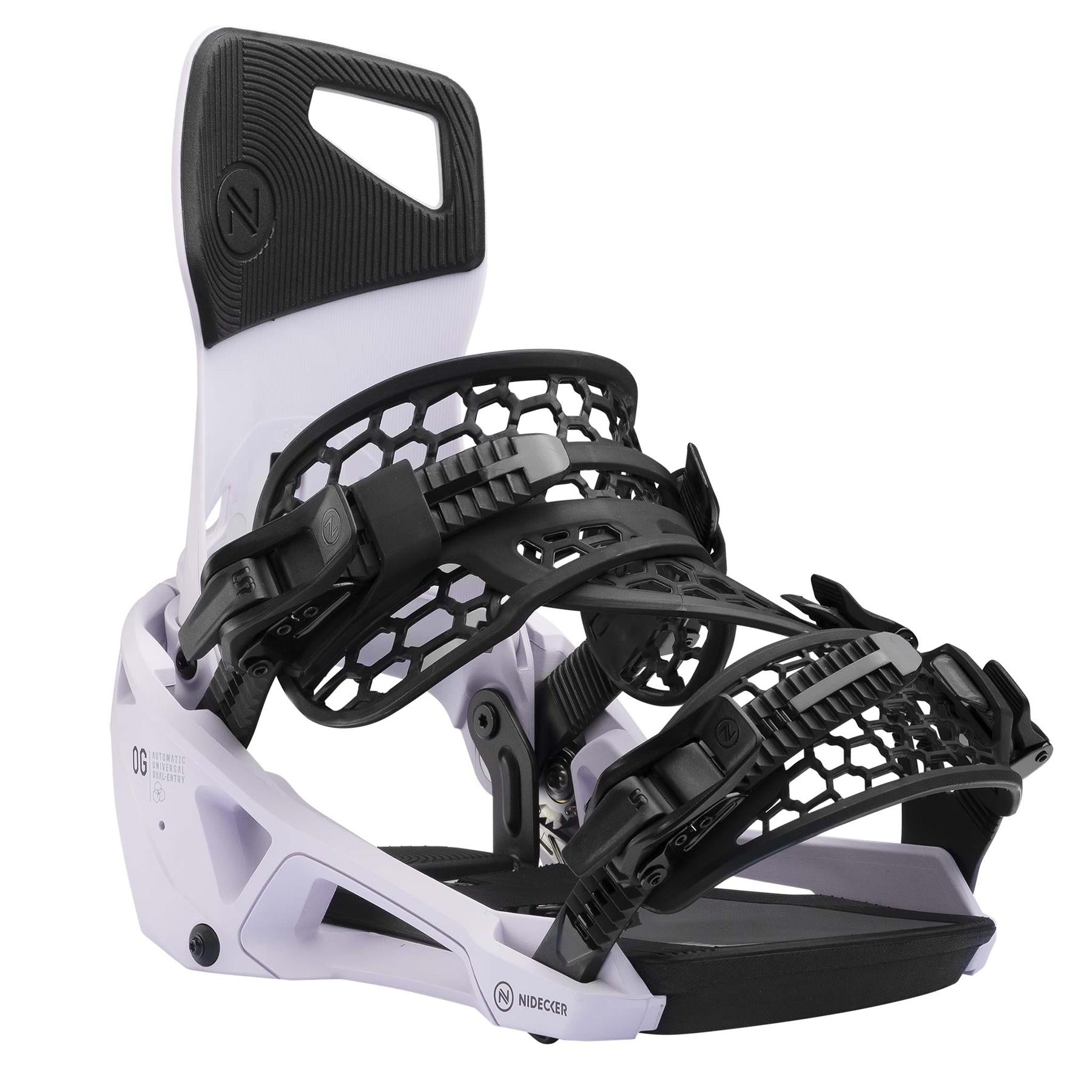 Nidecker Supermatic OG Step-In Snowboard Bindings Heather 2026
