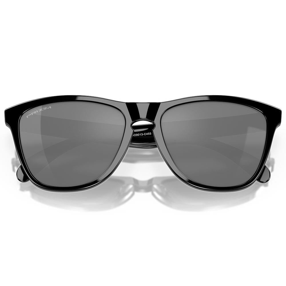 Oakley Frogskins Sunglasses Polished Black - Prizm Black Lens