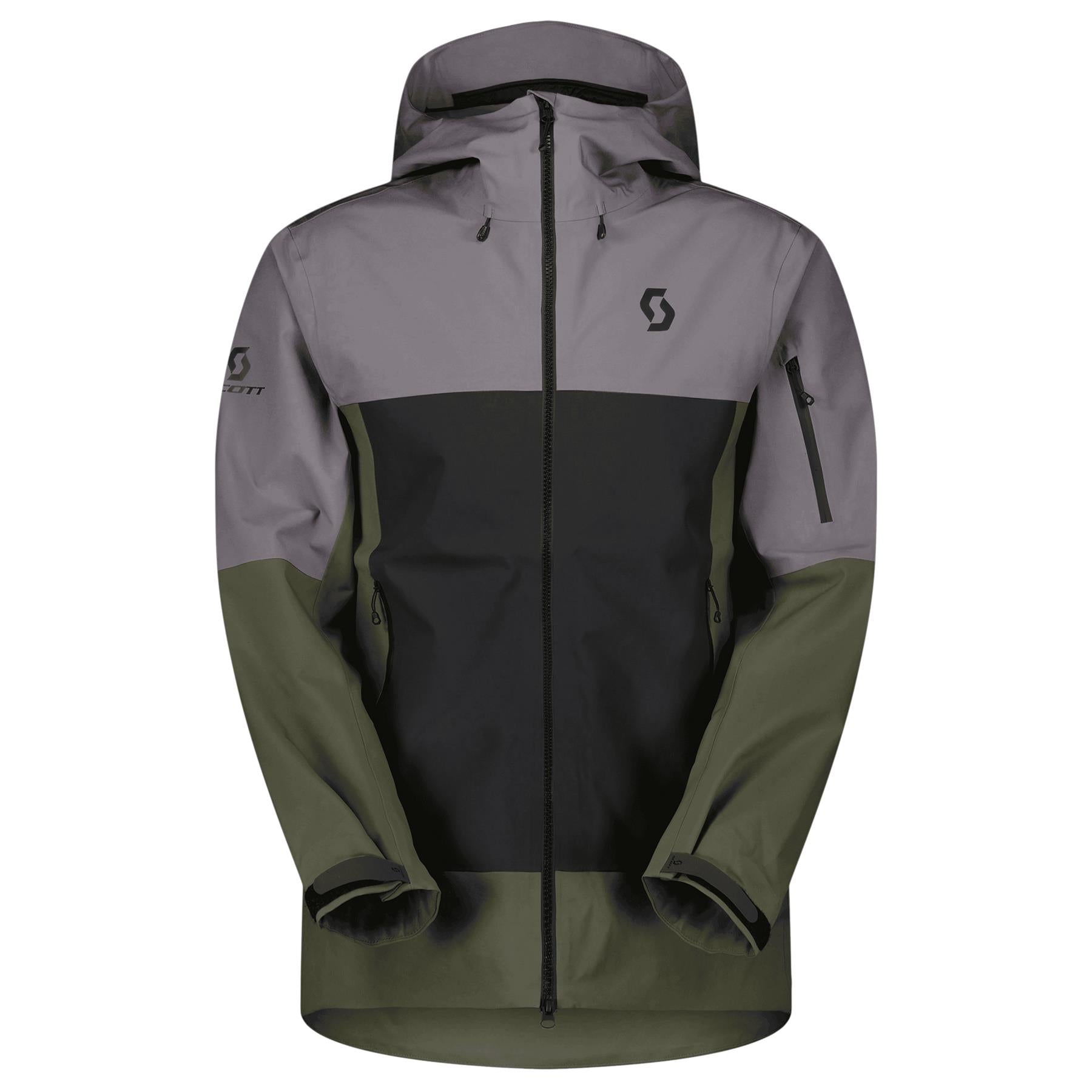 Scott Explorair 3L Mens Jacket Evening Grey / Black