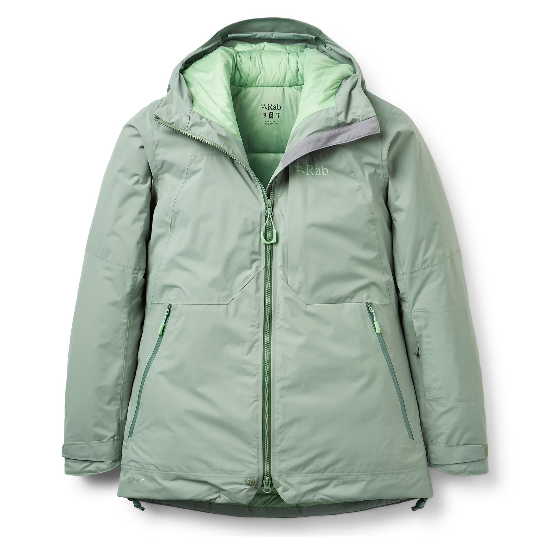 Rab Optical Down Womens Jacket Dark Fig Green